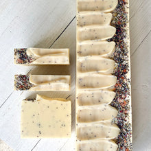 Load image into Gallery viewer, Lavender Lemongrass &amp; Patchouli Essential Oil Soap
