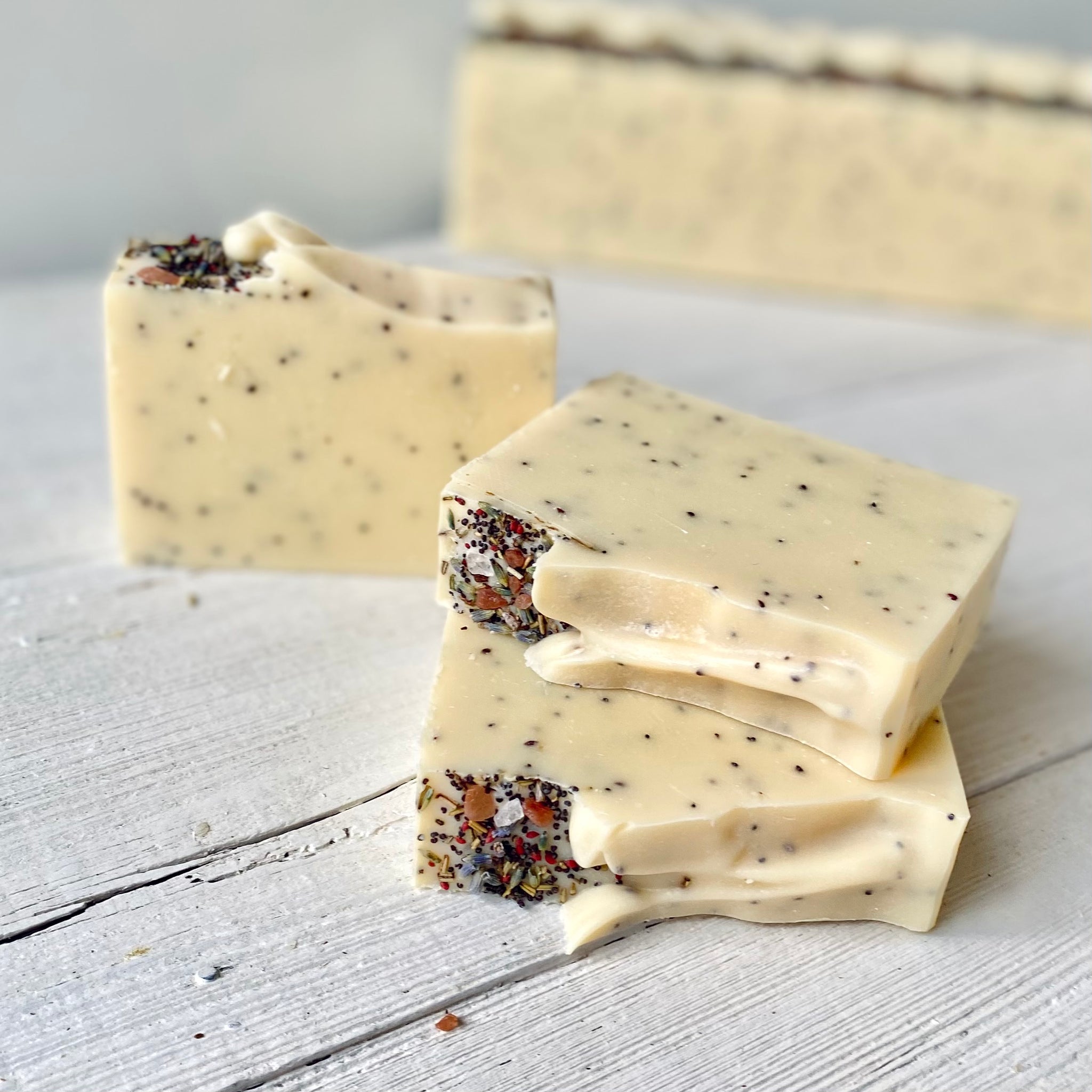 lavender poppy seed soap Lavender Lemongrass & Patchouli Essential Oil Soap – Fern Meadow Soap